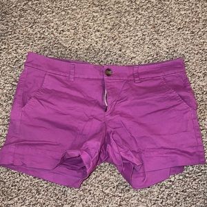 American Eagle Twill Midi Shorts